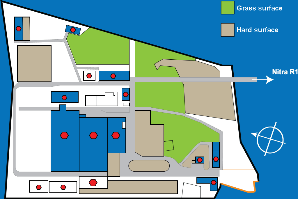 Laraservis areal map